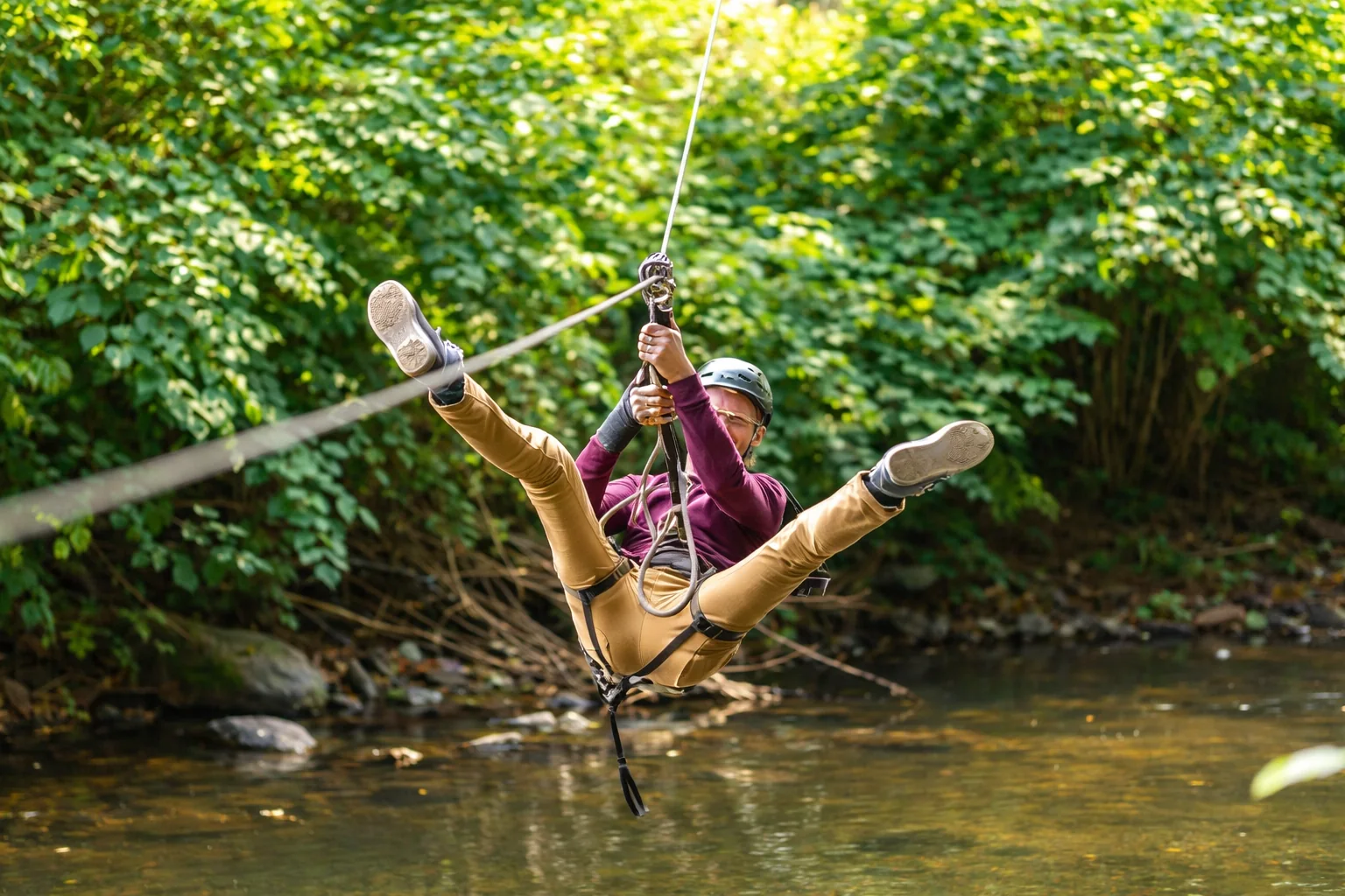 Coo Adventures — tyrolienne dans les Ardennes