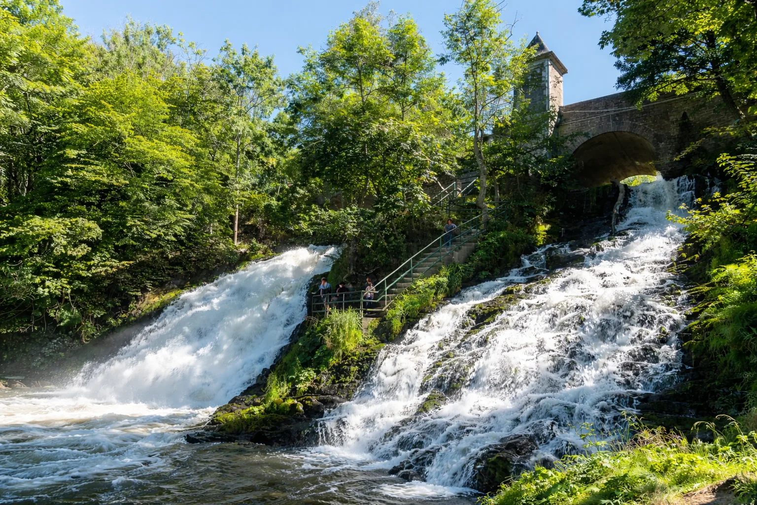 La cascade de Coo dans les Ardennes